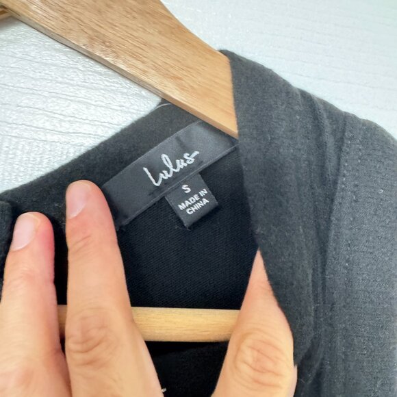 ☀️ NEW LULUS Lounge in Love Black Sleeveless Lounge Jumpsuit Small Soft Jogger - Picture 4 of 10